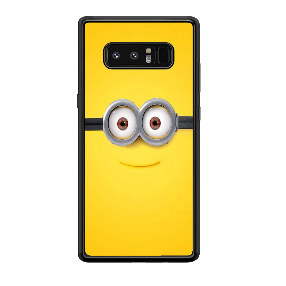 Minion Smiley Face Samsung Galaxy Note 8 Case-Phone Case-Tempered Glass Case-Altracase