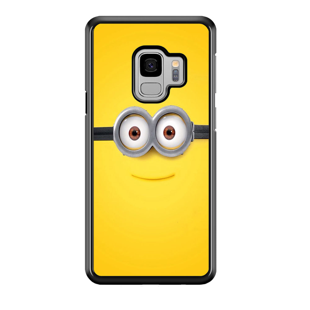 Minion Smiley Face Samsung Galaxy S9 Case-Phone Case-Tempered Glass Case-Altracase