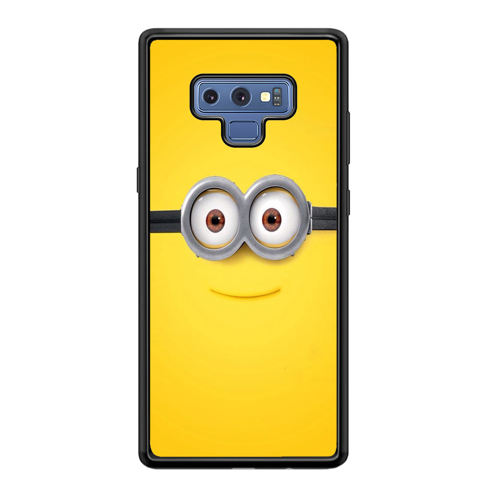 Minion Smiley Face Samsung Galaxy Note 9 Case-Phone Case-Tempered Glass Case-Altracase