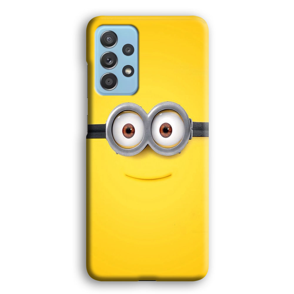 Minion Smiley Face Samsung Galaxy A72 Case-Phone Case-3D Case-Altracase