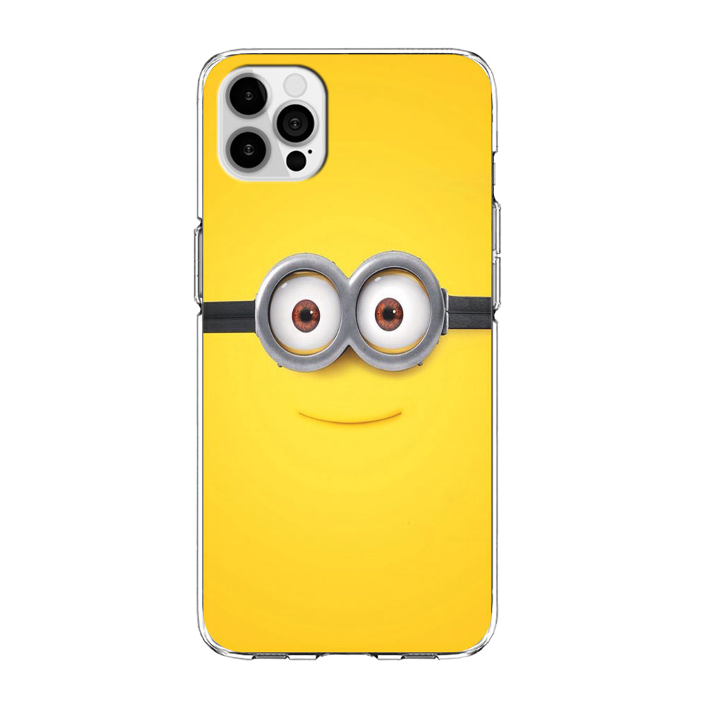 Minion Smiley Face iPhone 15 Pro Max Case-Phone Case-Clear Soft Case-Altracase