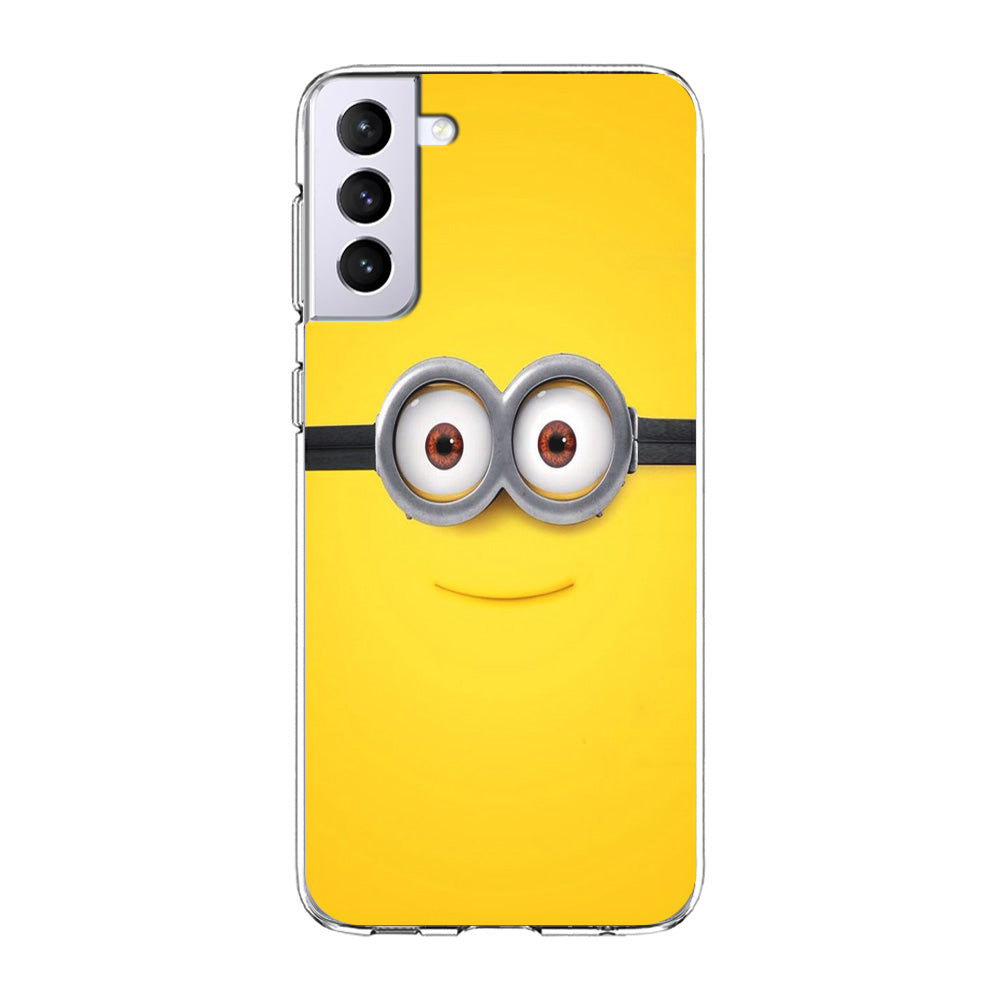 Minion Smiley Face Samsung Galaxy S24 Plus Case-Phone Case-Clear Soft Case-Altracase