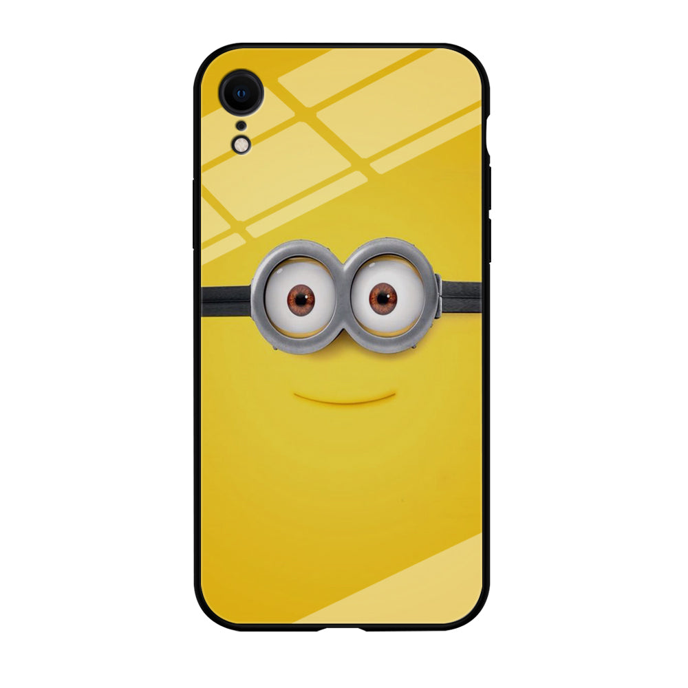Minion Smiley Face iPhone XR Case-Phone Case-Tempered Glass Case-Altracase