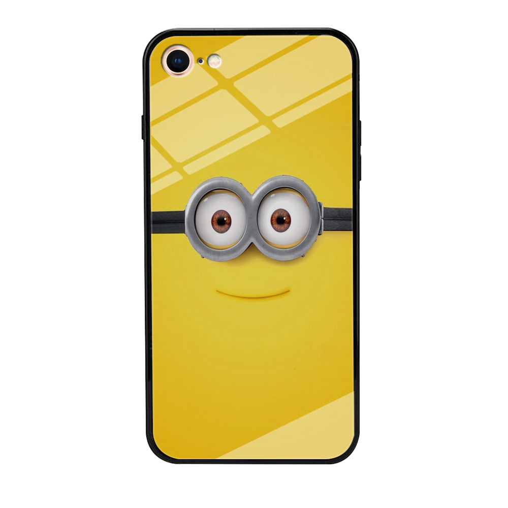 Minion Smiley Face iPhone SE 2020 Case-Phone Case-Tempered Glass Case-Altracase