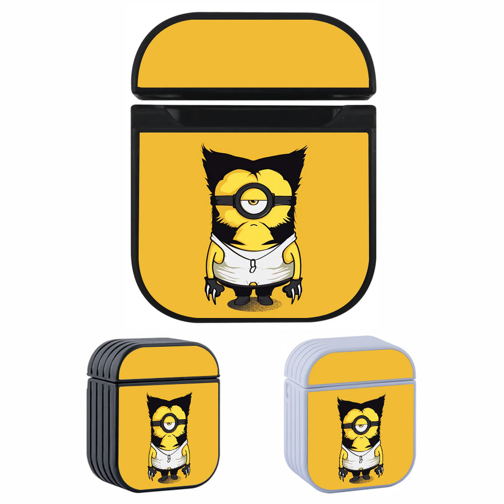 Minion X-Men Wolverine Hard Plastic Case Cover For Apple Airpods-AirPod Case-Altracase