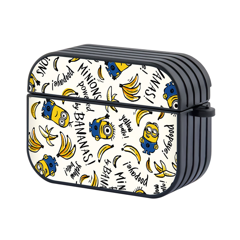 Minions Bananas Pattern Apple AirPods Pro 3 Case-AirPods Pro 3 Case-Altracase