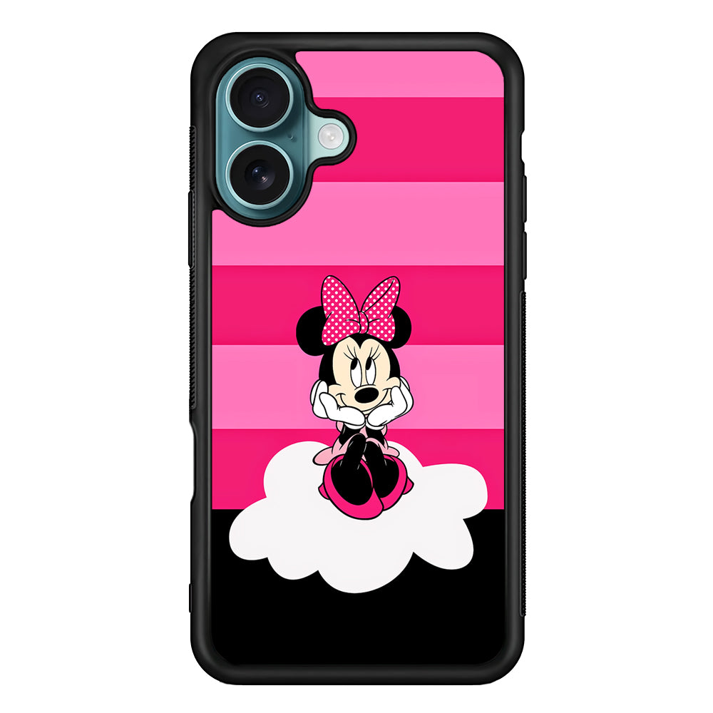 Minnie Mouse Pink Stripe iPhone 16 Case - Altracase