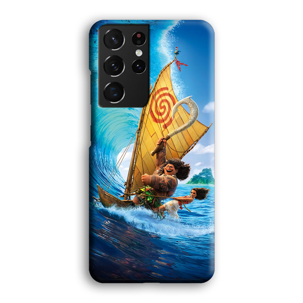 Moana Sailing on The Sea Samsung Galaxy S21 Ultra Case-Phone Case-3D Case-Altracase