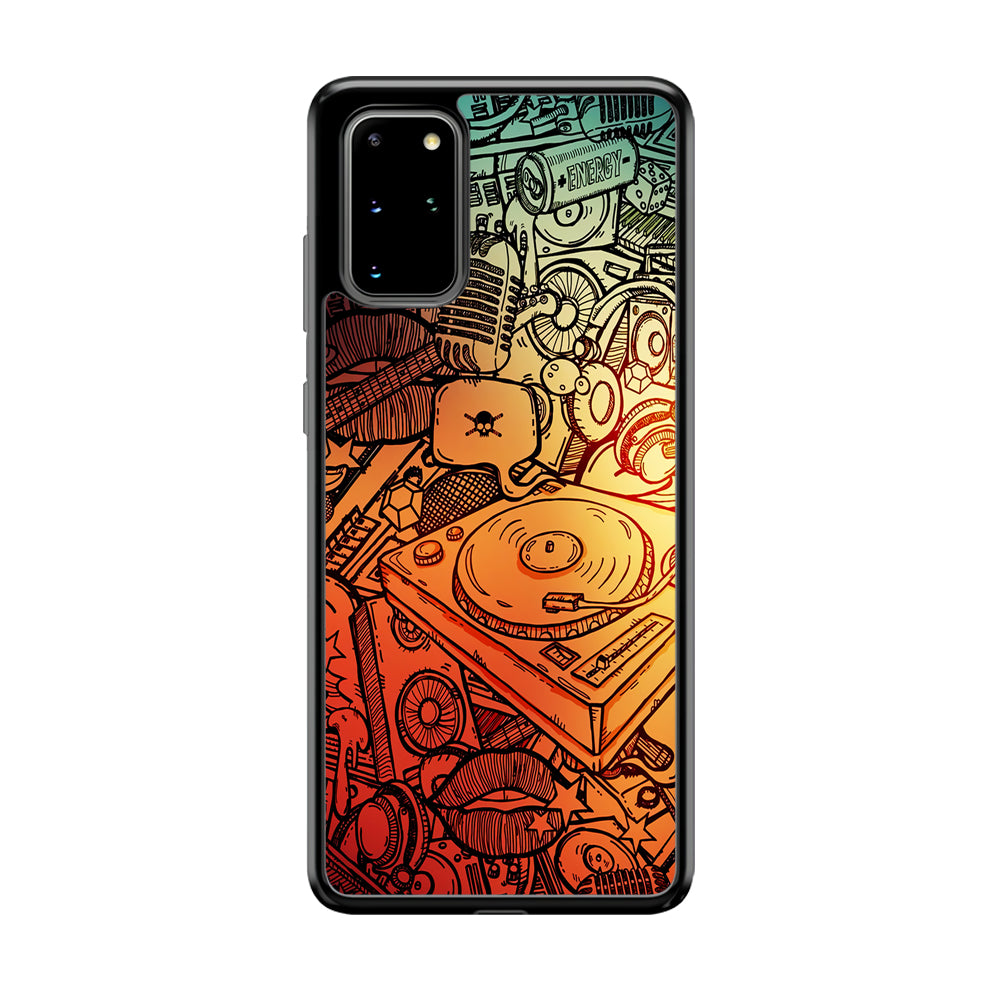Music Graffiti Art Samsung Galaxy S20 Plus Case-Phone Case-Tempered Glass Case-Altracase
