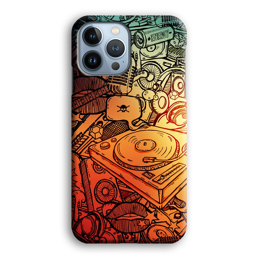 Music Graffiti Art iPhone 14 Pro Case-Phone Case-3D Case-Altracase