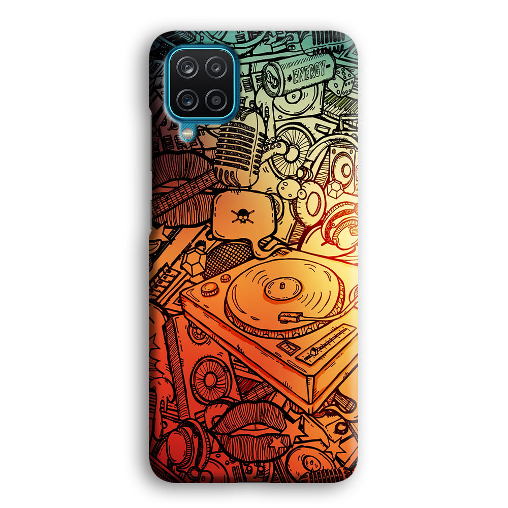 Music Graffiti Art Samsung Galaxy A12 Case-Phone Case-3D Case-Altracase