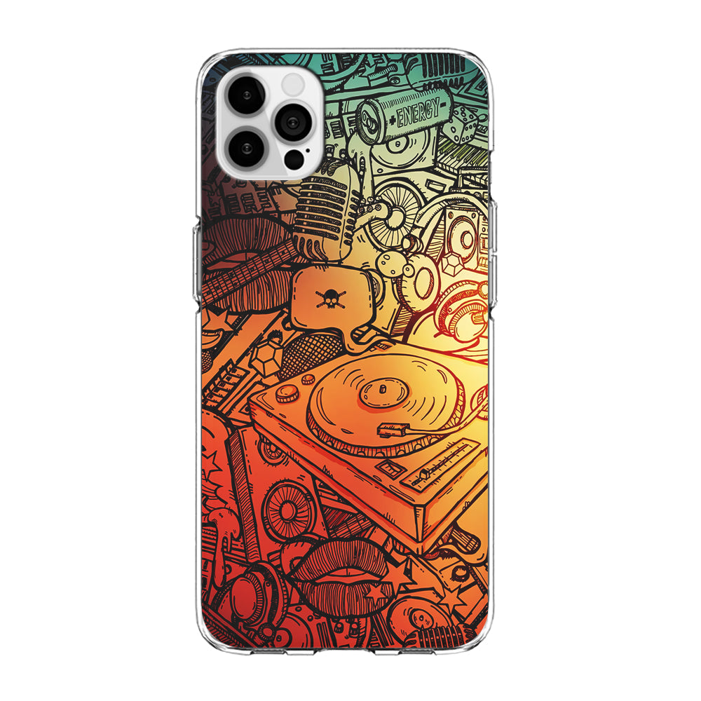 Music Graffiti Art iPhone 14 Pro Case-Phone Case-Clear Soft Case-Altracase