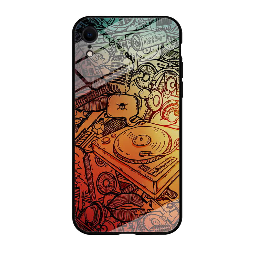 Music Graffiti Art iPhone XR Case-Phone Case-Tempered Glass Case-Altracase