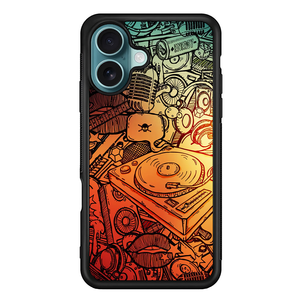 Music Graffiti Art iPhone 16 Plus Case - Altracase