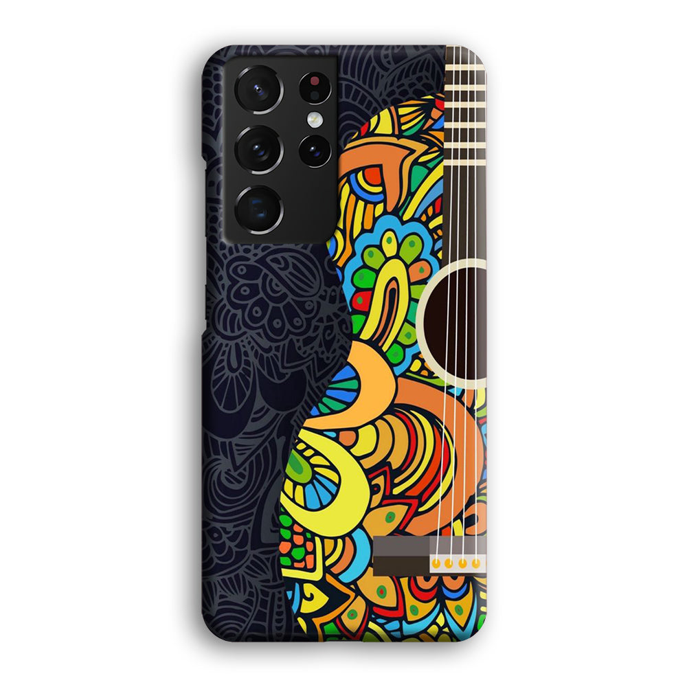 Music Guitar Art 001 Samsung Galaxy S21 Ultra Case-Phone Case-3D Case-Altracase
