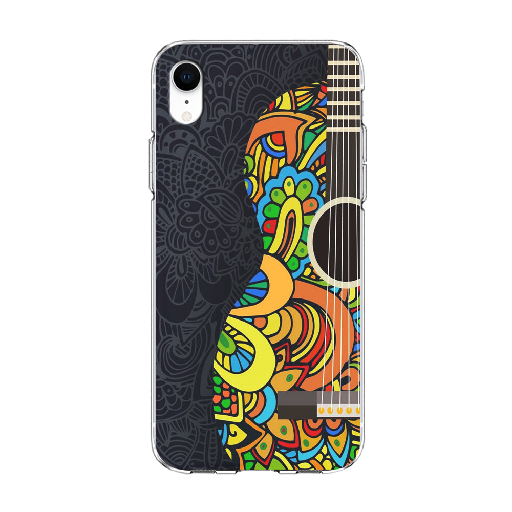 Music Guitar Art 001 iPhone XR Case-Phone Case-Clear Soft Case-Altracase