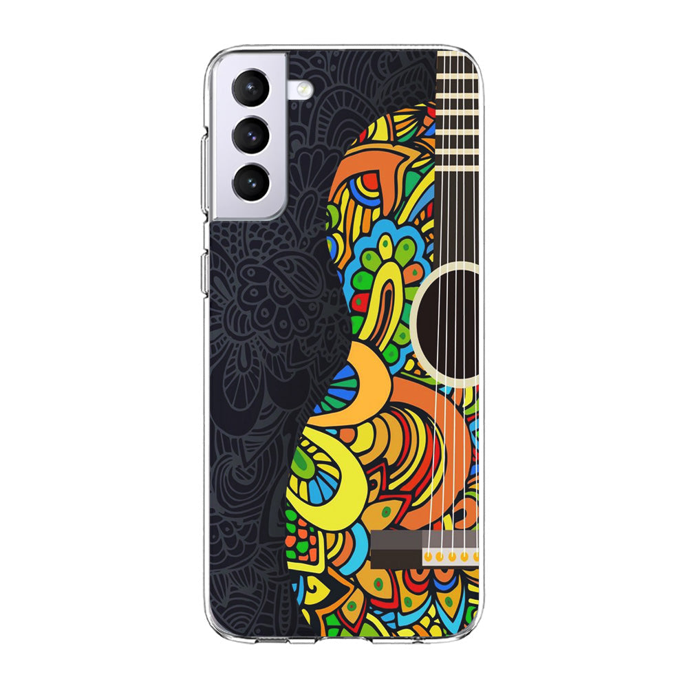 Music Guitar Art 001 Samsung Galaxy S24 Case-Phone Case-Clear Soft Case-Altracase