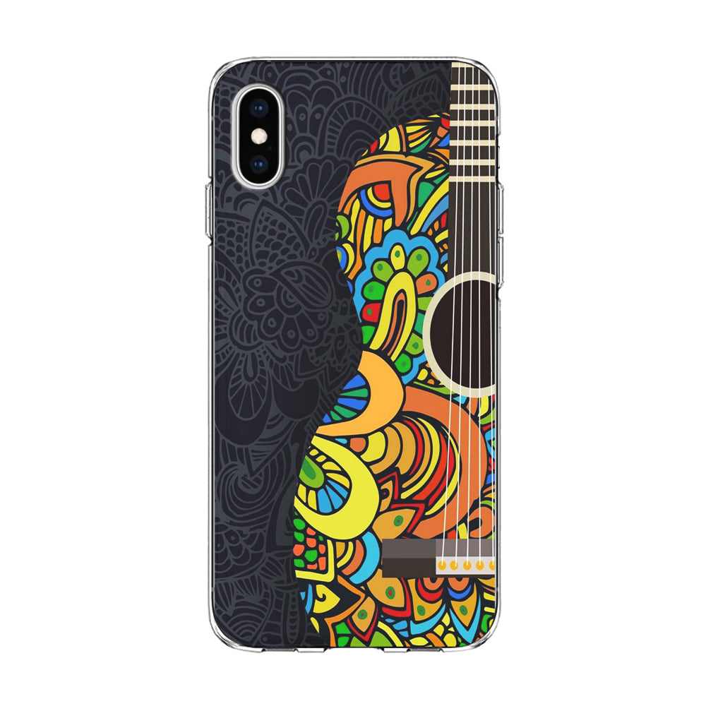 Music Guitar Art 001 iPhone Xs Case-Phone Case-Clear Soft Case-Altracase