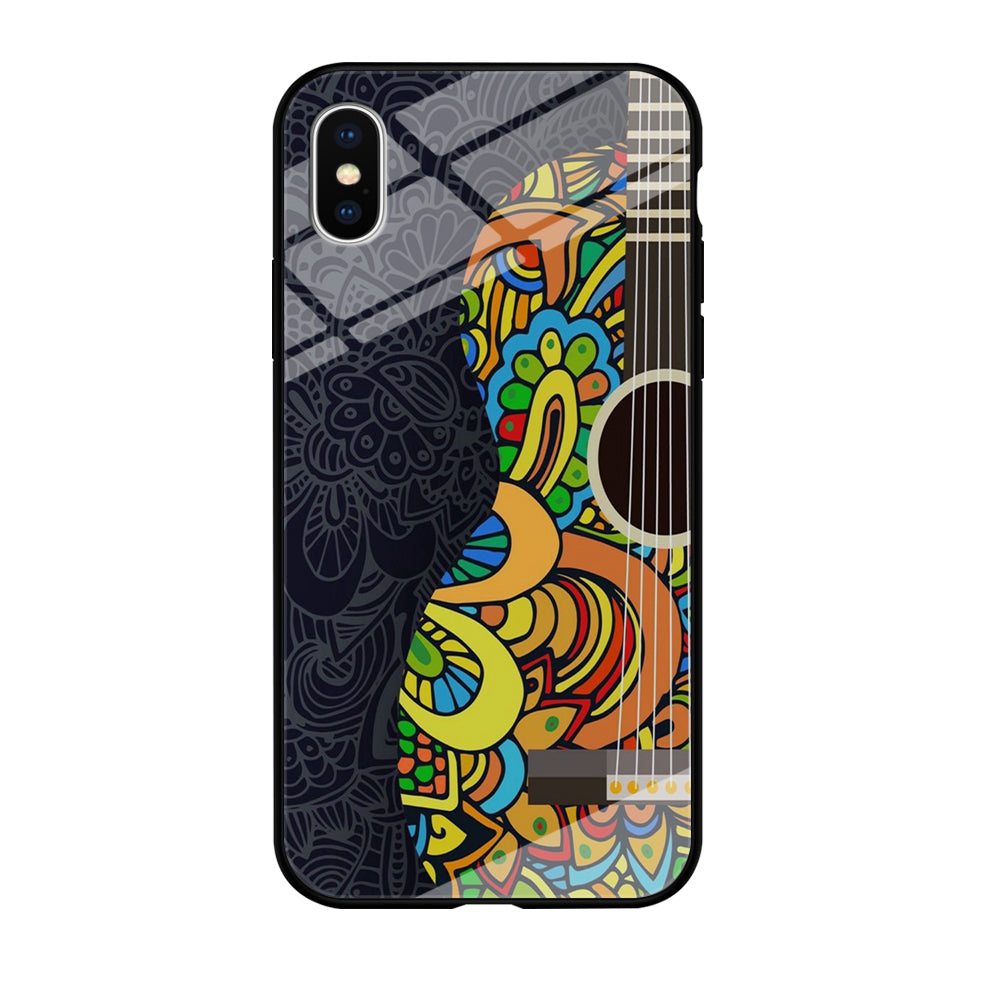 Music Guitar Art 001 iPhone Xs Case-Phone Case-Tempered Glass Case-Altracase