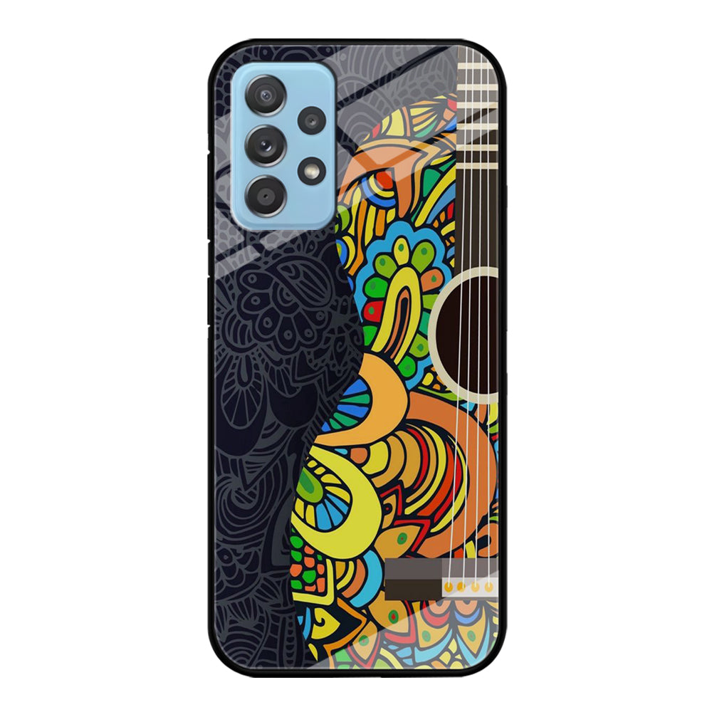 Music Guitar Art 001 Samsung Galaxy A72 Case-Phone Case-Tempered Glass Case-Altracase
