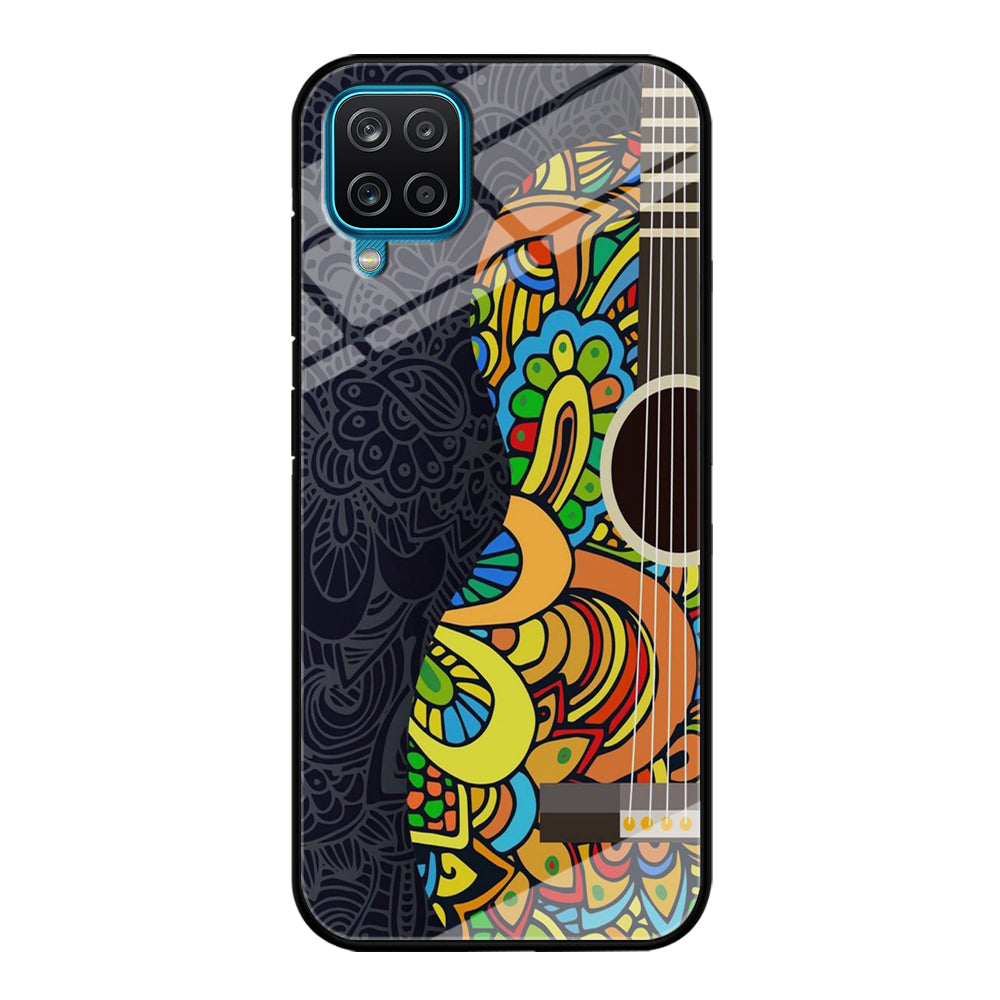 Music Guitar Art 001 Samsung Galaxy A12 Case-Phone Case-Tempered Glass Case-Altracase