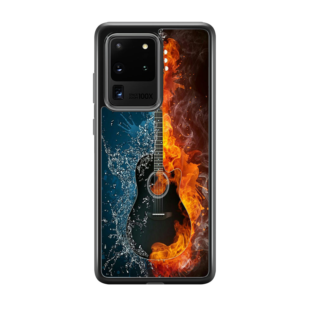 Music Guitar Art 002 Samsung Galaxy S20 Ultra Case-Phone Case-Tempered Glass Case-Altracase