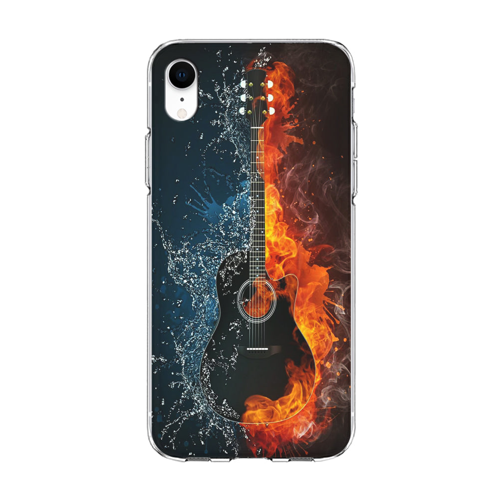 Music Guitar Art 002 iPhone XR Case-Phone Case-Clear Soft Case-Altracase