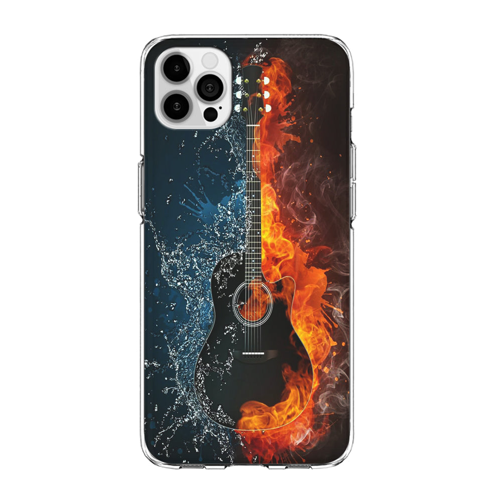 Music Guitar Art 002 iPhone 14 Pro Case-Phone Case-Clear Soft Case-Altracase