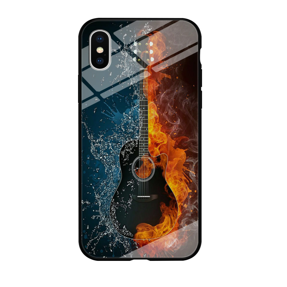 Music Guitar Art 002 iPhone Xs Case-Phone Case-Tempered Glass Case-Altracase