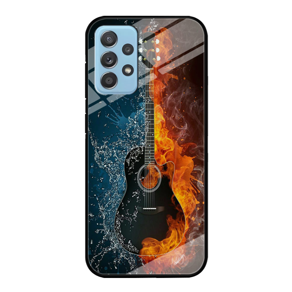 Music Guitar Art 002 Samsung Galaxy A72 Case-Phone Case-Tempered Glass Case-Altracase