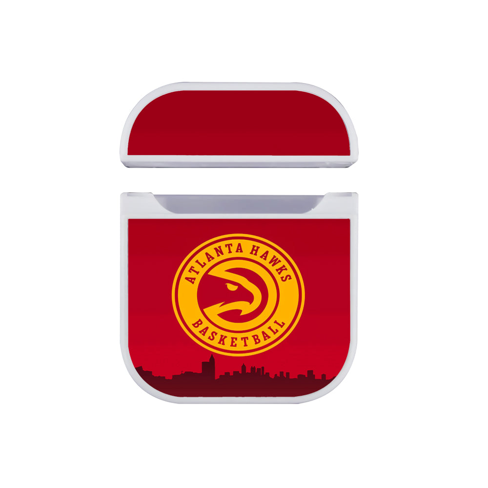 NBA Atlanta Hawks Shadow of The City Apple AirPods Case-AirPod Case-White-Altracase