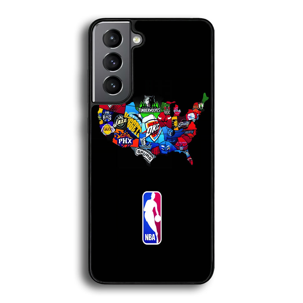NBA Basketball Samsung Galaxy S23 Plus Case-Phone Case-Rubber Black (2D Case)-Altracase