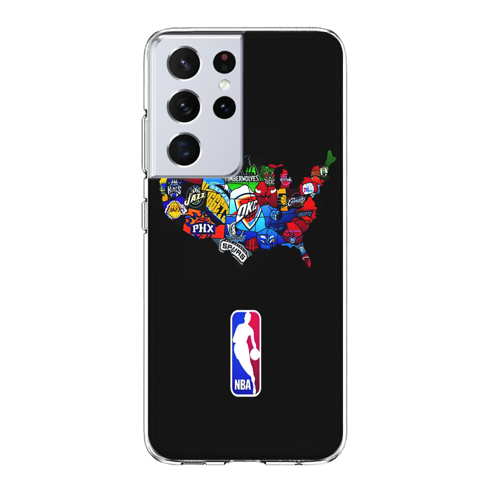 NBA Basketball Samsung Galaxy S21 Ultra Case-Phone Case-Clear Soft Case-Altracase