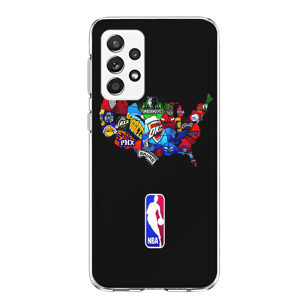 NBA Basketball Samsung Galaxy A72 Case-Phone Case-Clear Soft Case-Altracase