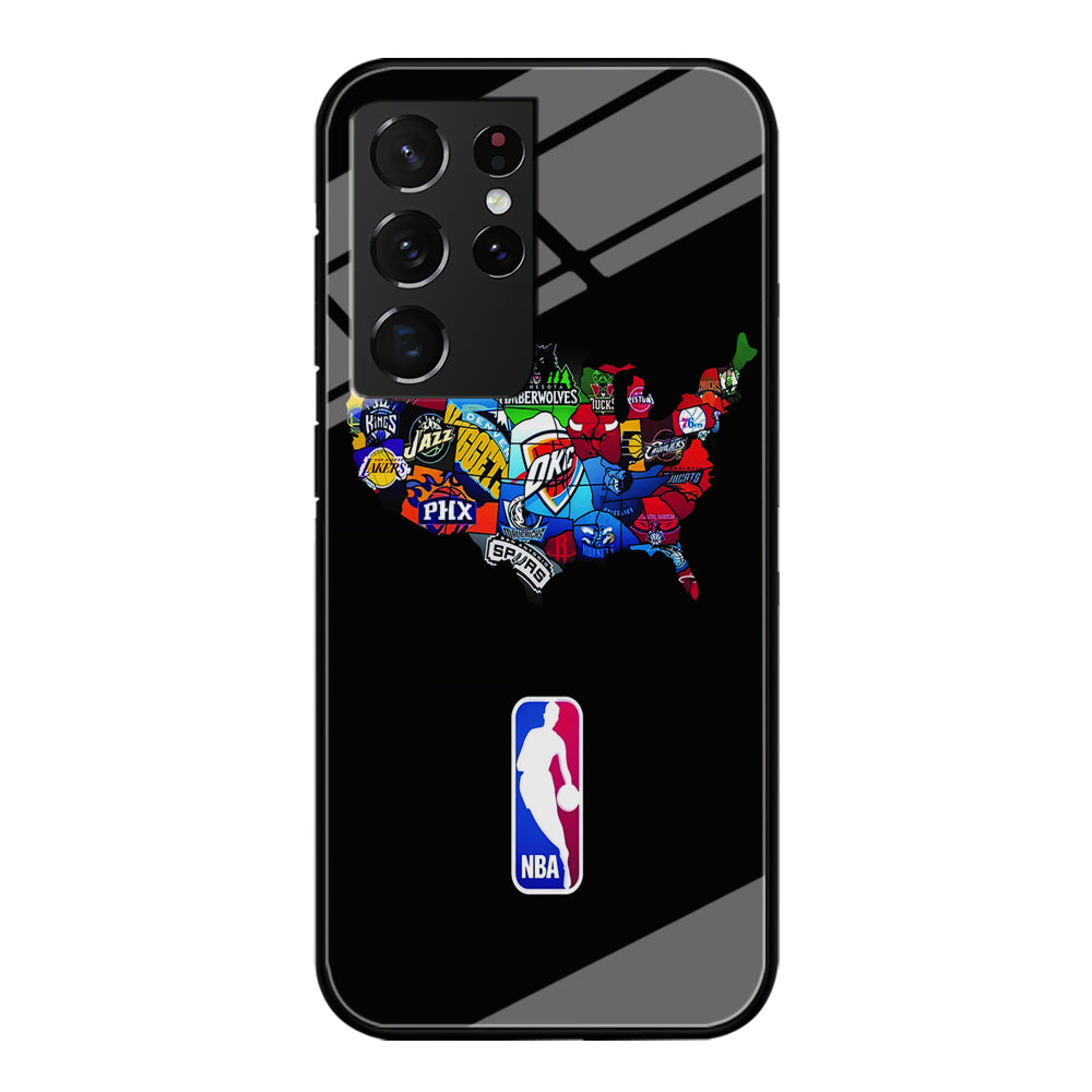 NBA Basketball Samsung Galaxy S21 Ultra Case-Phone Case-Tempered Glass Case-Altracase