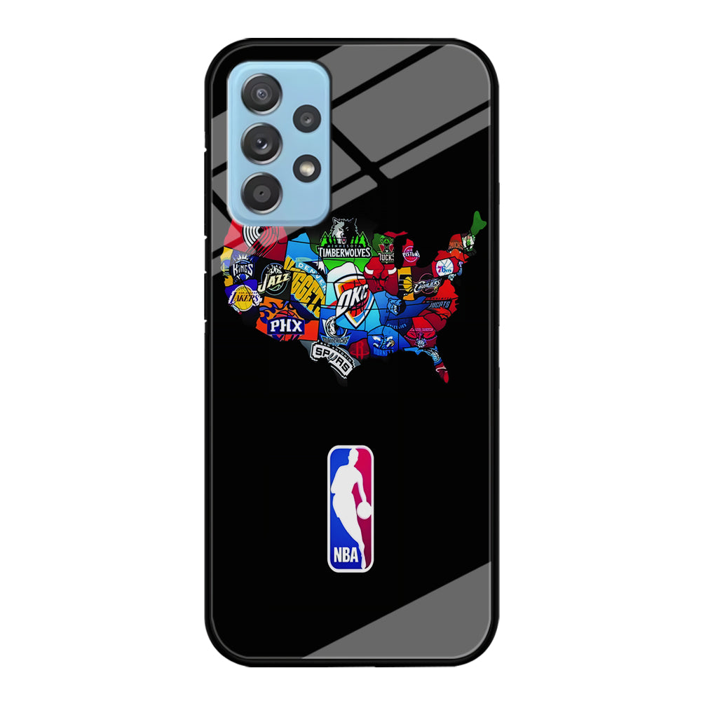 NBA Basketball Samsung Galaxy A72 Case-Phone Case-Tempered Glass Case-Altracase
