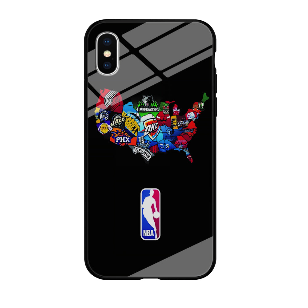 NBA Basketball iPhone Xs Case-Phone Case-Tempered Glass Case-Altracase