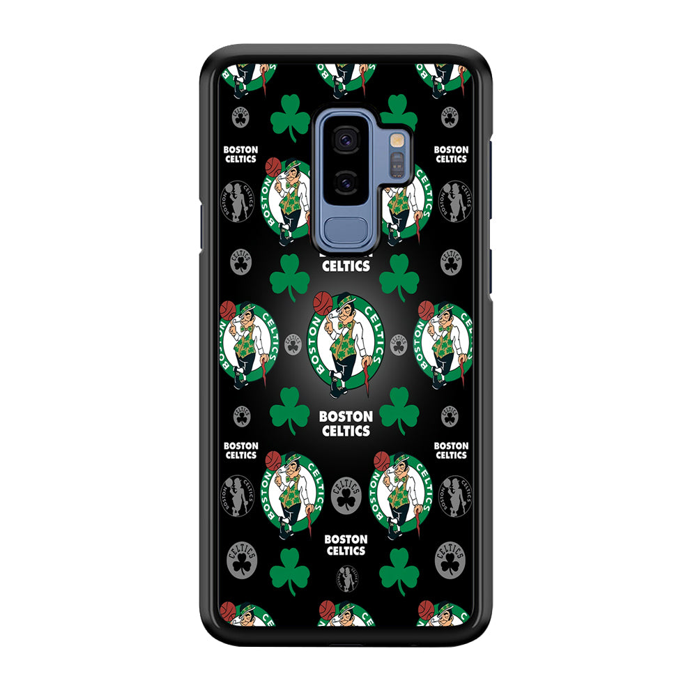 NBA Boston Celtic Basketball Samsung Galaxy S9 Plus Case-Phone Case-Rubber Black (2D Case)-Altracase