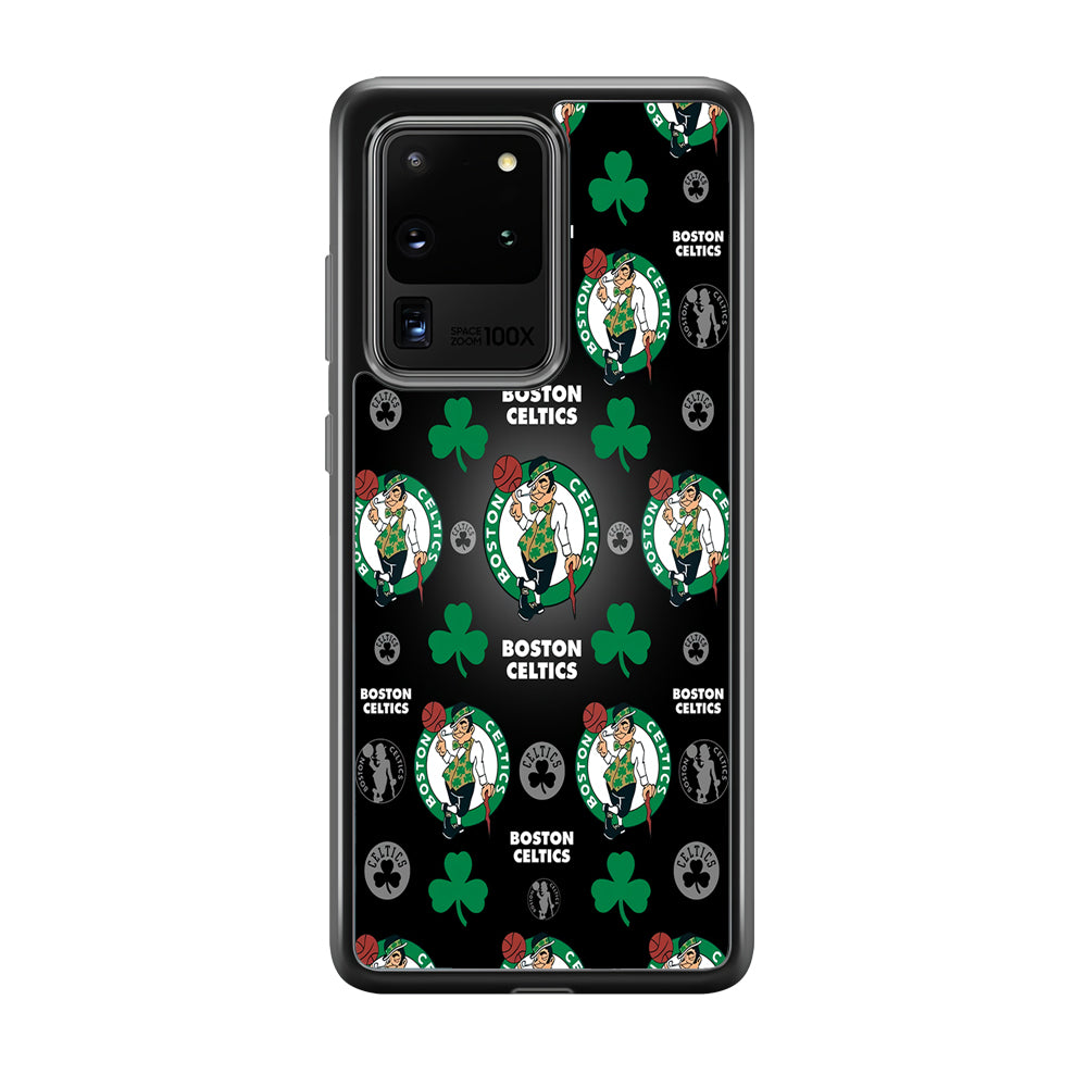 NBA Boston Celtic Basketball 001 Samsung Galaxy S20 Ultra Case-Phone Case-Tempered Glass Case-Altracase
