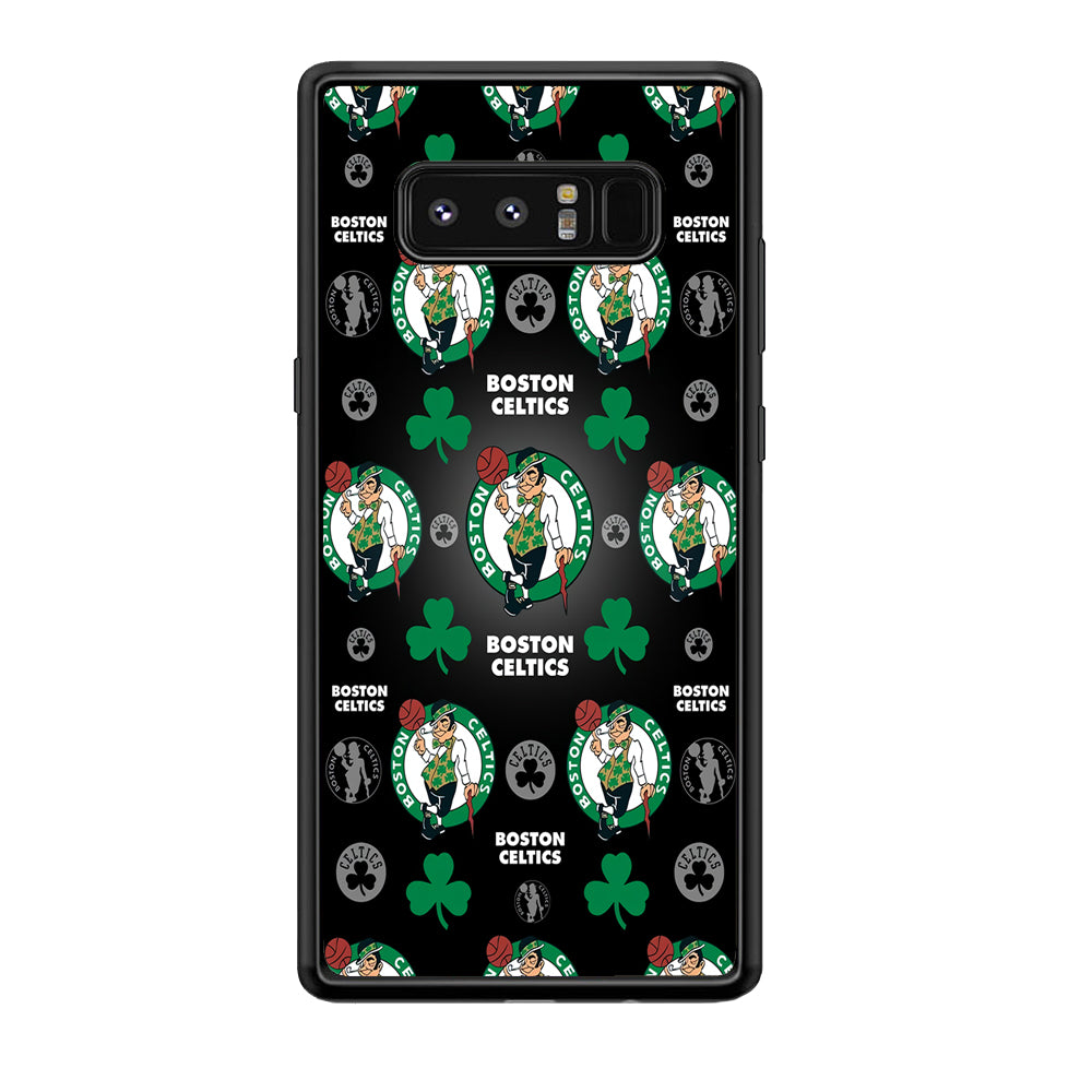 NBA Boston Celtic Basketball 001 Samsung Galaxy Note 8 Case-Phone Case-Tempered Glass Case-Altracase
