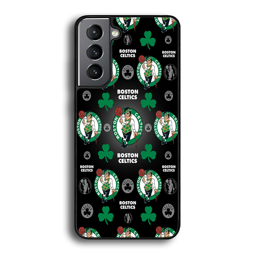 NBA Boston Celtic Basketball 001 Samsung Galaxy S21 Case-Phone Case-Tempered Glass Case-Altracase