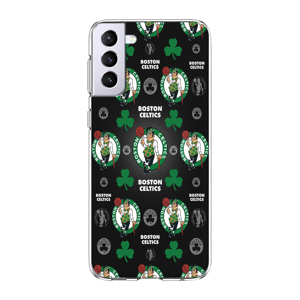 NBA Boston Celtic Basketball 001 Samsung Galaxy S24 Plus Case-Phone Case-Clear Soft Case-Altracase
