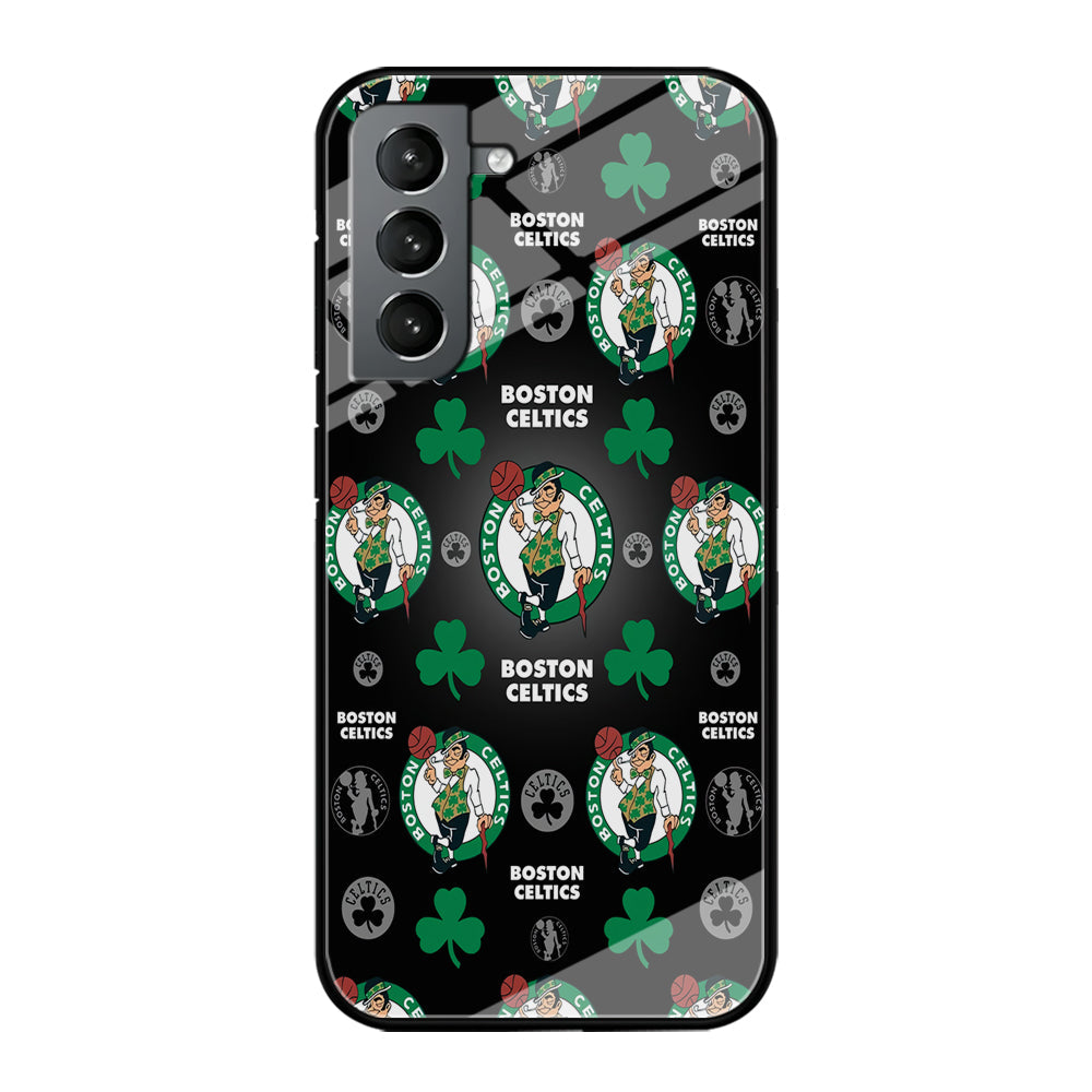 NBA Boston Celtic Basketball 001 Samsung Galaxy S22 Case-Phone Case-Tempered Glass Case-Altracase