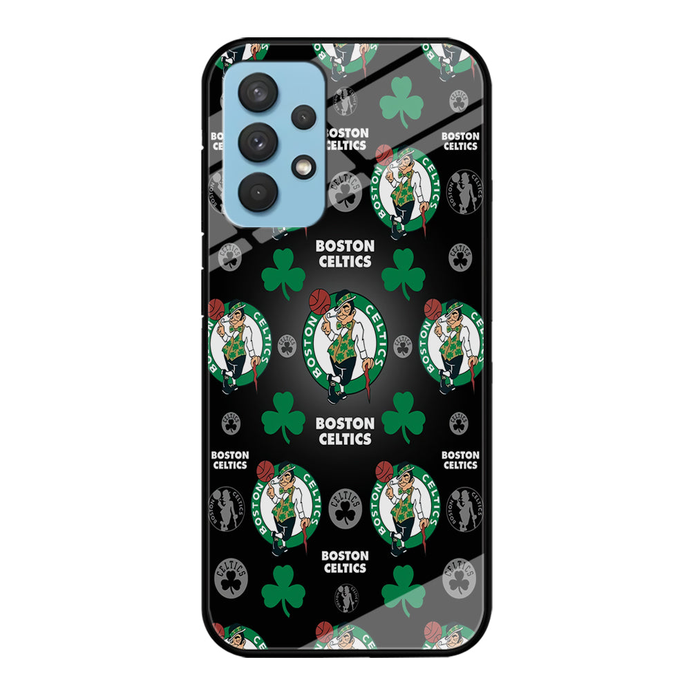 NBA Boston Celtic Basketball 001 Samsung Galaxy A32 Case-Phone Case-Tempered Glass Case-Altracase