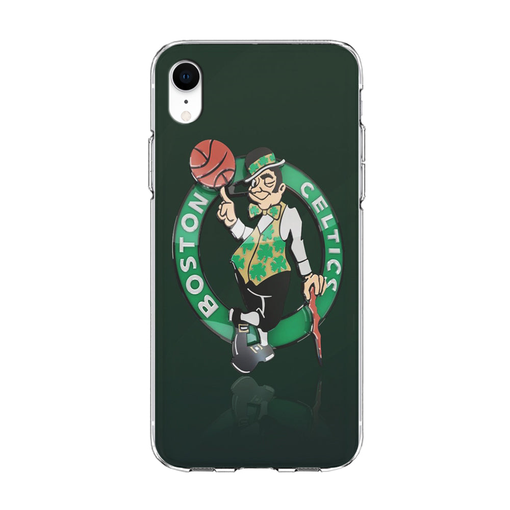 NBA Boston Celtic Basketball 002 iPhone XR Case-Phone Case-Clear Soft Case-Altracase