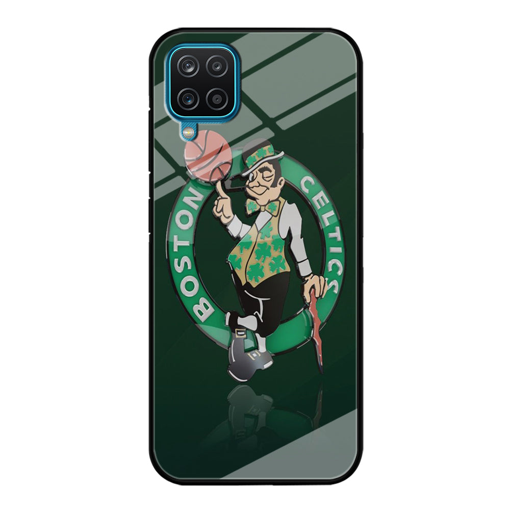 NBA Boston Celtic Basketball 002 Samsung Galaxy A12 Case-Phone Case-Tempered Glass Case-Altracase