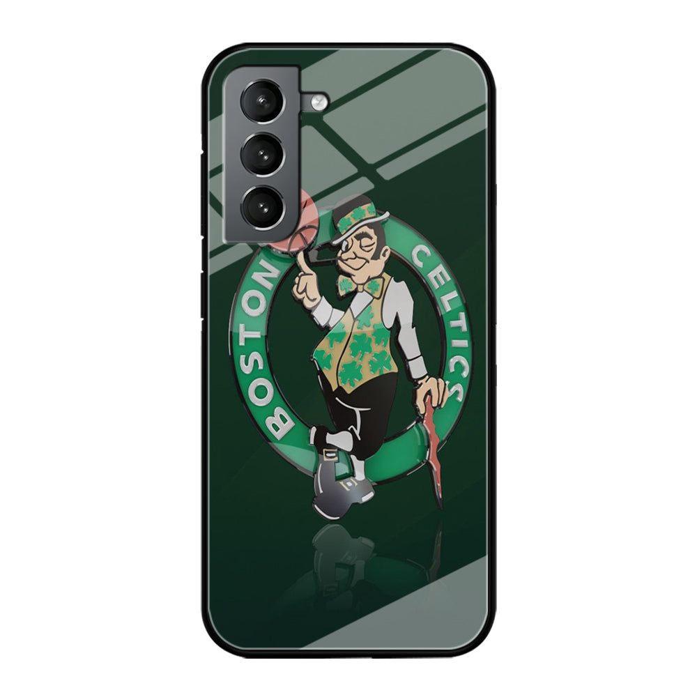 NBA Boston Celtic Basketball 002 Samsung Galaxy S23 Case-Phone Case-Tempered Glass Case-Altracase