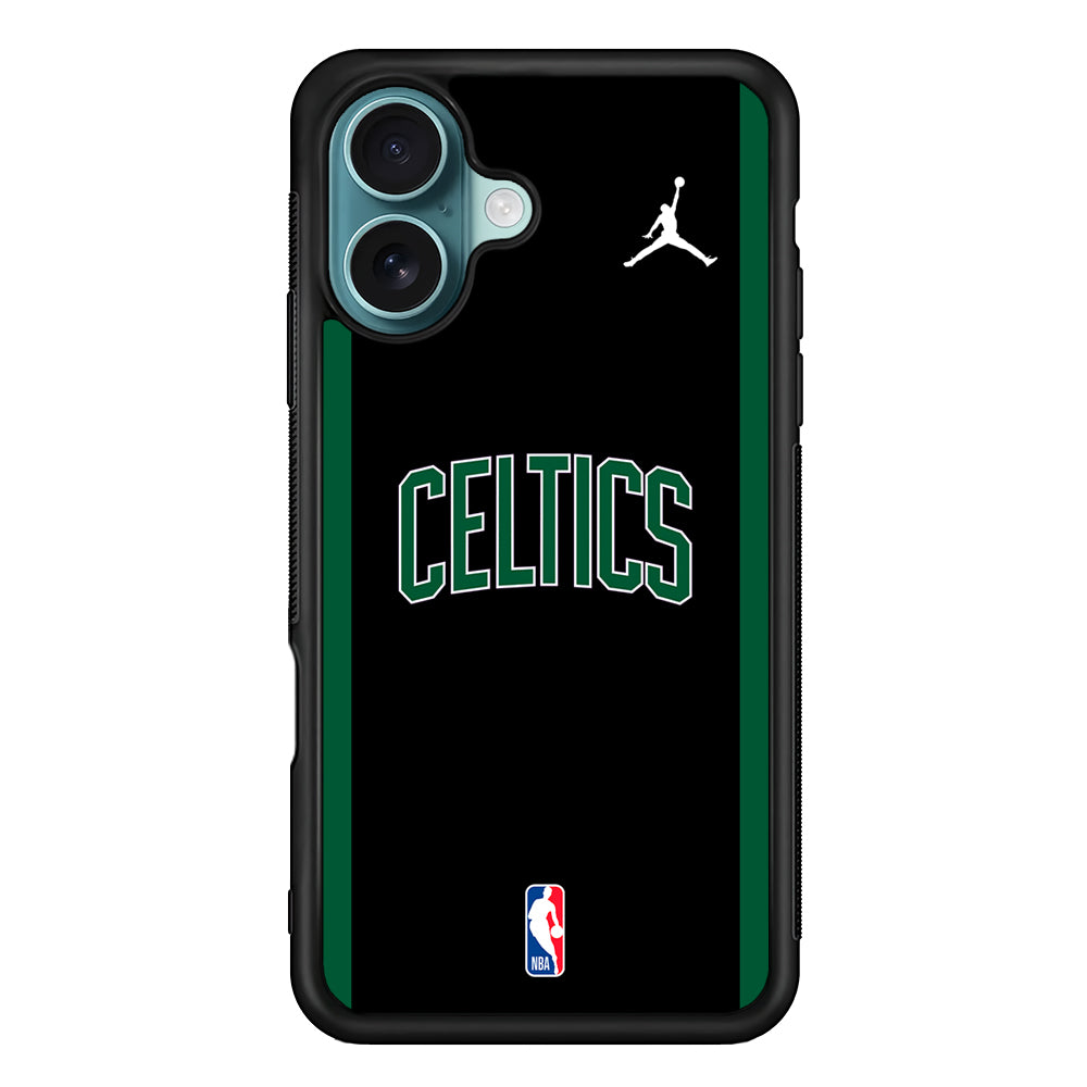 NBA Boston Celtics Black Jordan iPhone 16 Case - Altracase