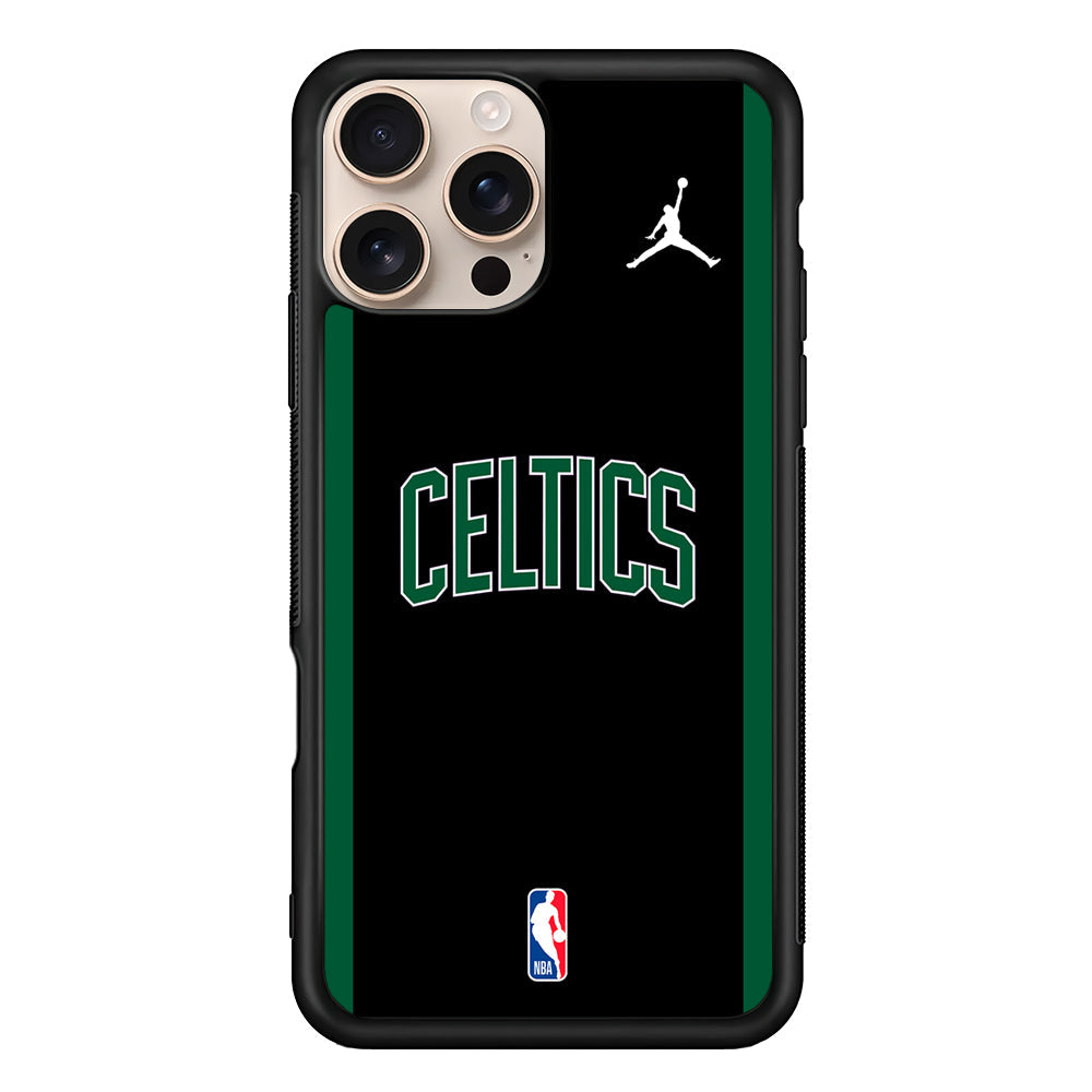 NBA Boston Celtics Black Jordan iPhone 16 Pro Max Case - Altracase