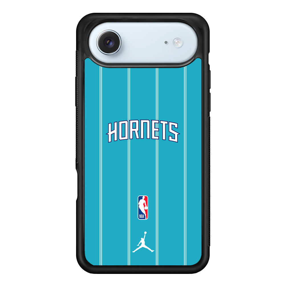 NBA Charlotte Hornets Teal Jordan iPhone 17 Air Case - Altracase